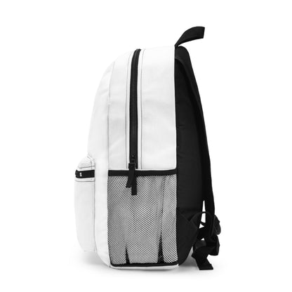 Minimalist White Backpack - Stylish and Versatile for School or Travel