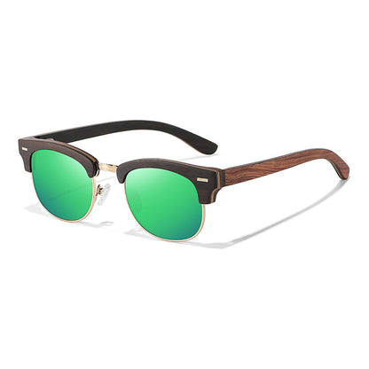 ACE CEA Retro Bamboo & Plastic Sunglasses – A Fusion of Nature & Style