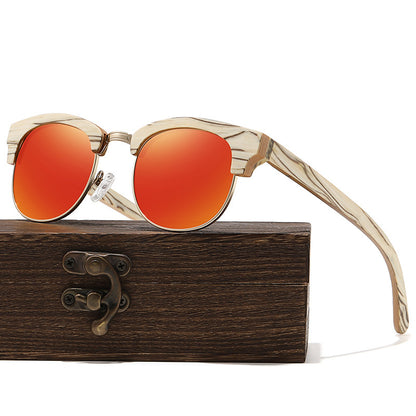 ACE CEA Retro Bamboo & Plastic Sunglasses – A Fusion of Nature & Style