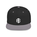 Snapback Hat — Monogram AE Flat Bill Embroidered Cap