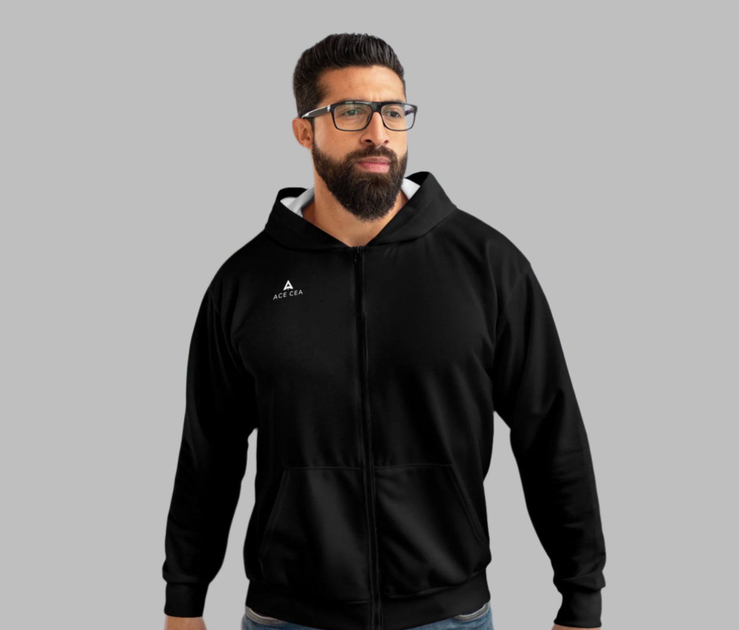 ACE CEA Luxe Unisex Zip Hoodie