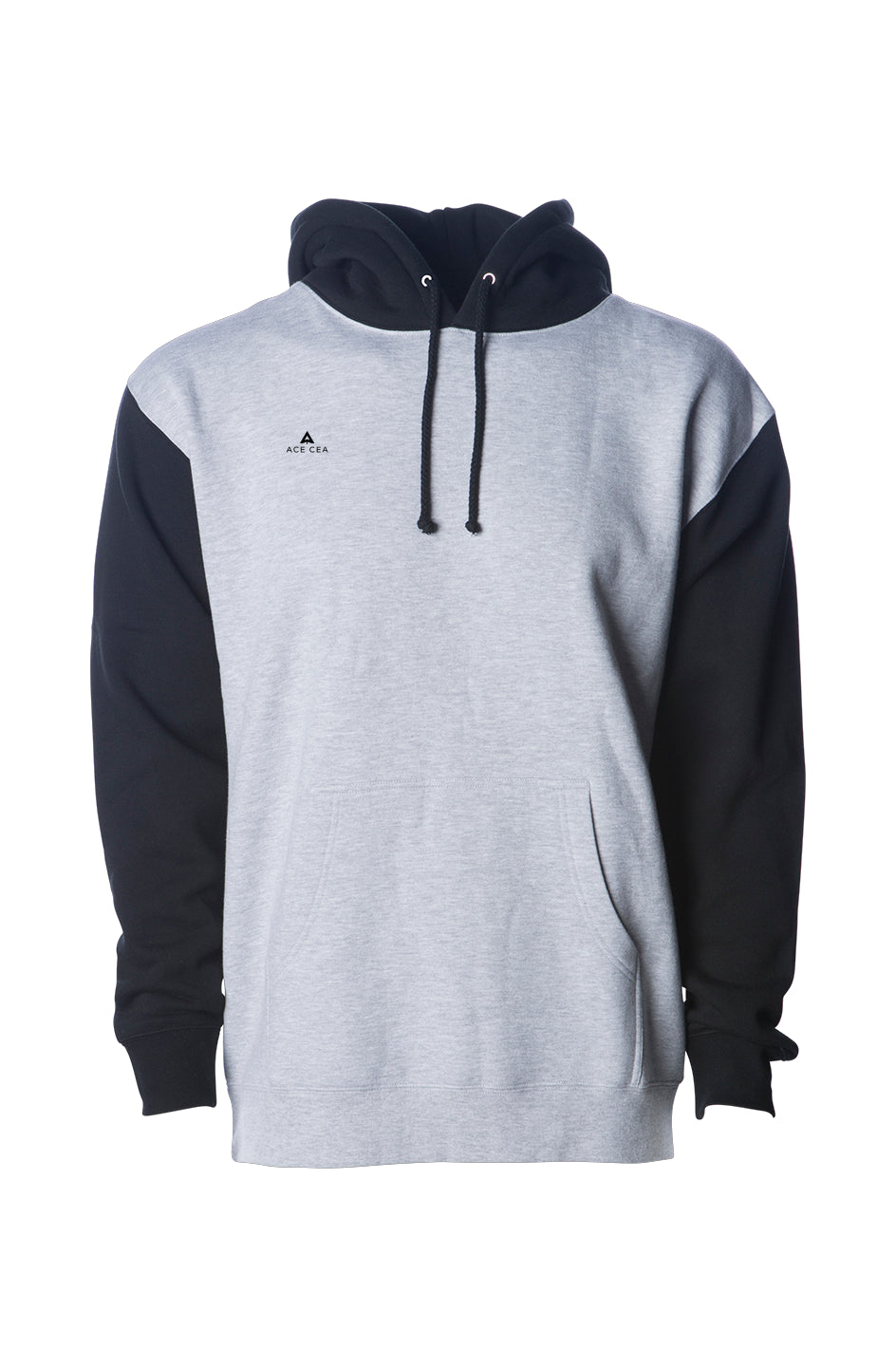 ACE CEA Grey Heather/ Black Heavyweight Hoodie