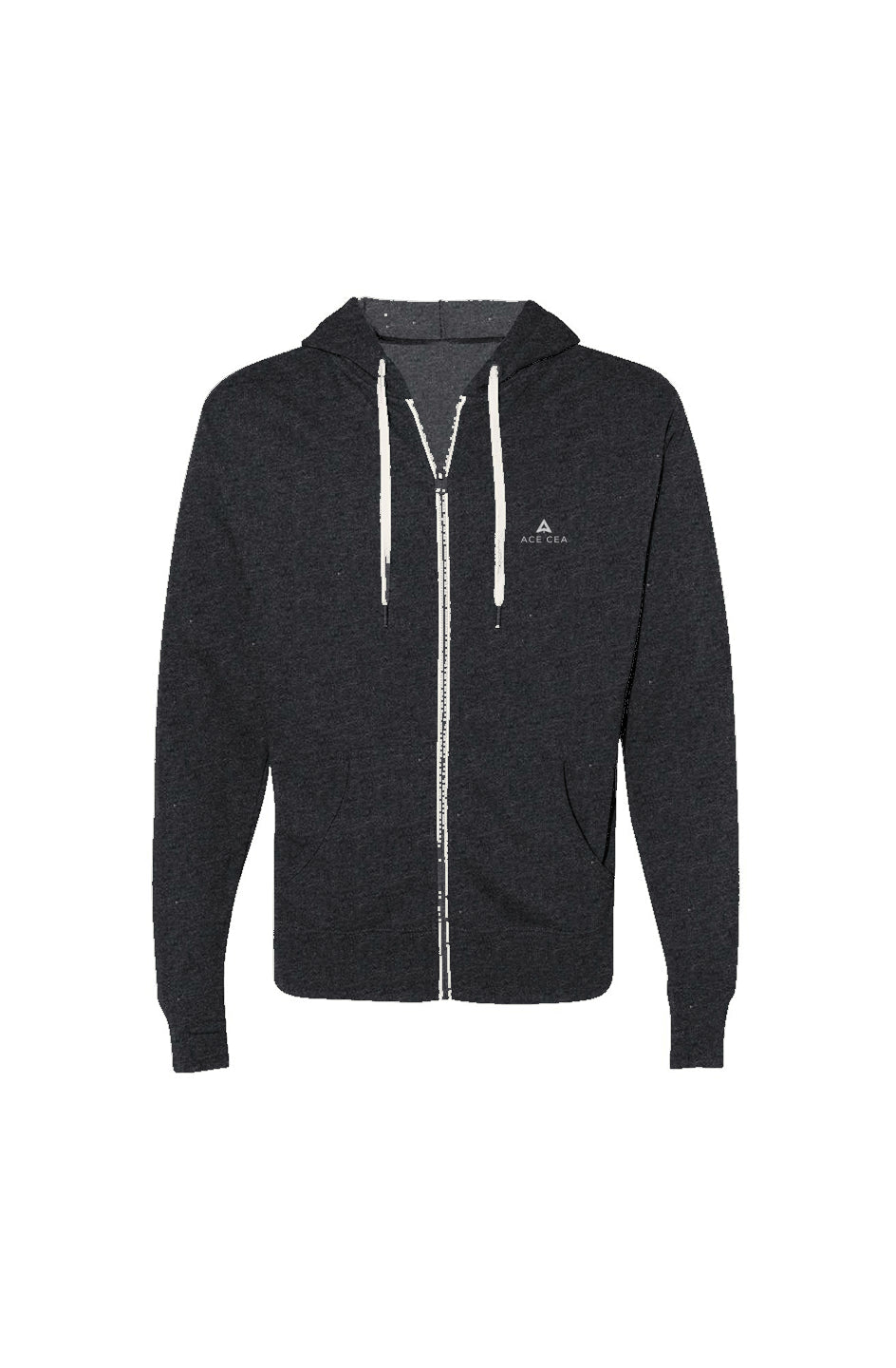 ACE CEA Heathered French Terry Full-Zip Hoodie 