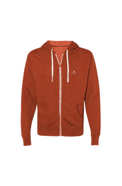 ACE CEA Heathered French Terry Full-Zip Hoodie 