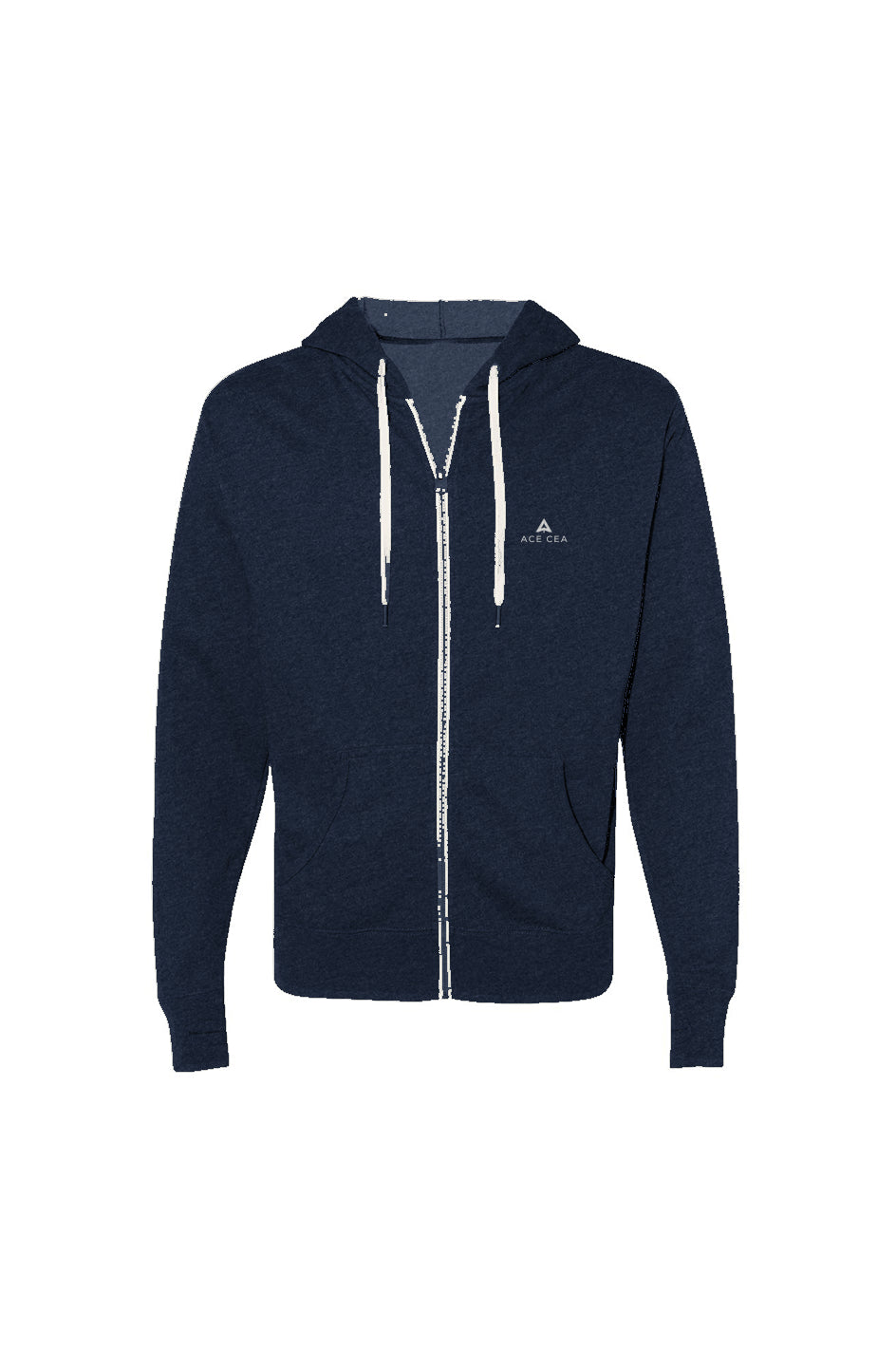 ACE CEA Heathered French Terry Full-Zip Hoodie