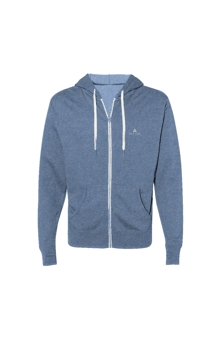 ACE CEA Heathered French Terry Full-Zip Hoodie