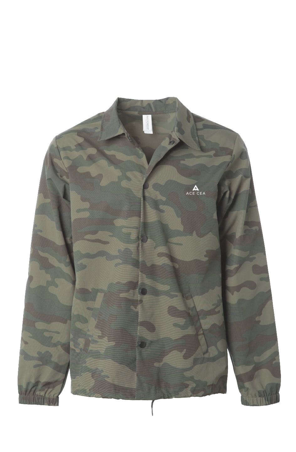 ACE CEA Camo Water-Resistant Coaches Jacket