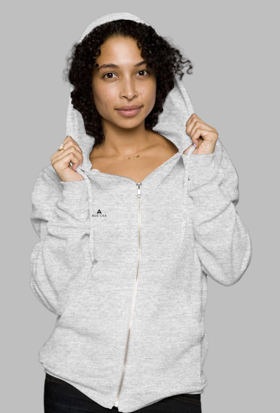 ACE CEA Women’s Heather Zip Hoodie