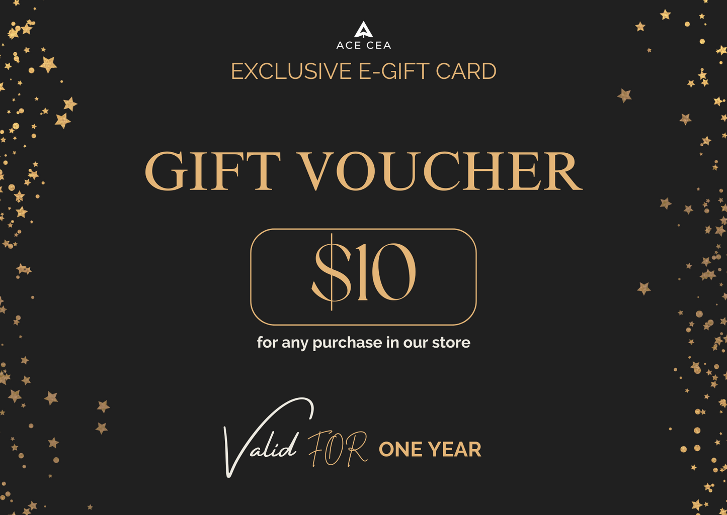 ACE CEA Exclusive E-Gift Card