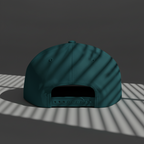 Flat Bill Snapback Hat with AE Monogram — Structured Streetwear Cap