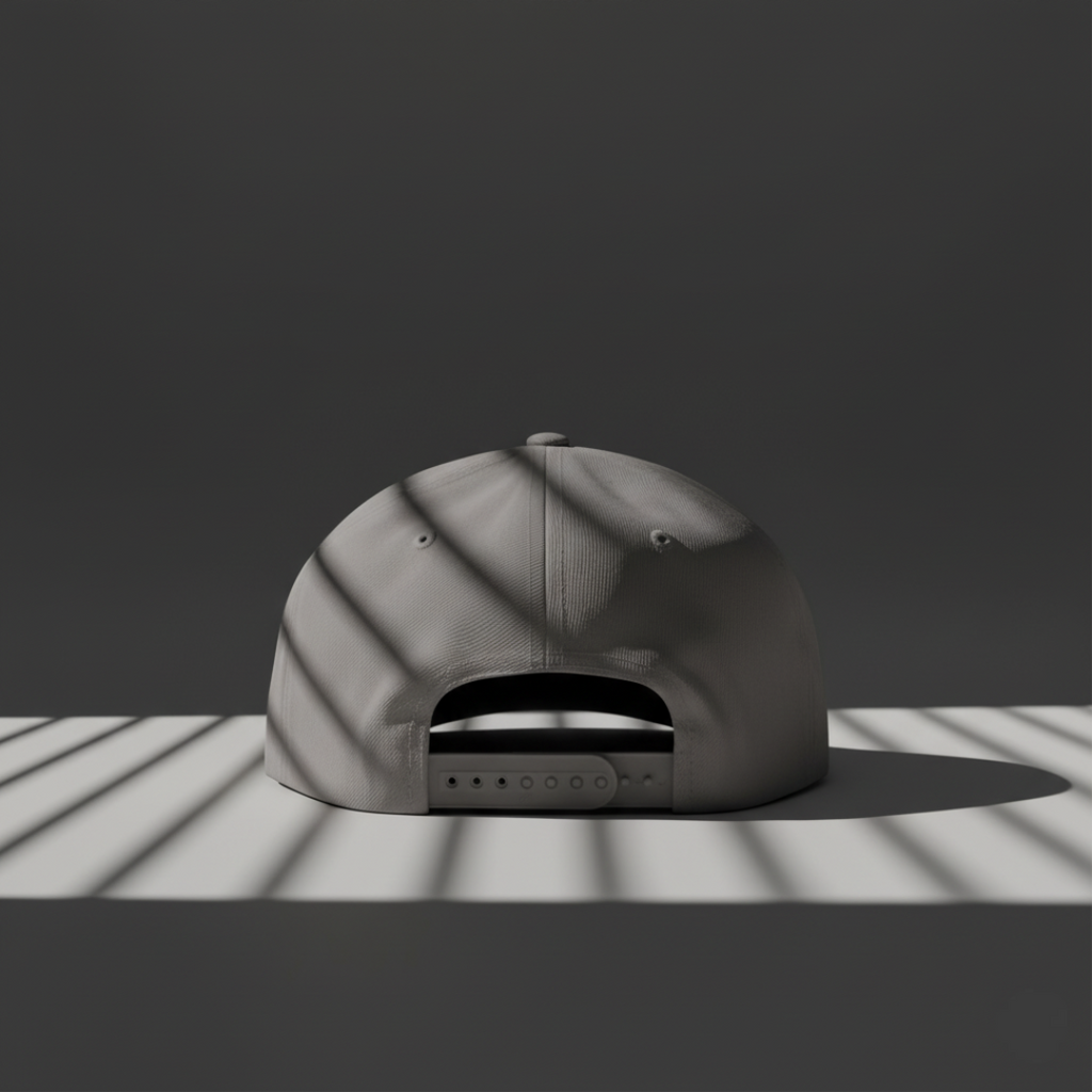 Flat Bill Snapback Hat with AE Monogram Embroidery