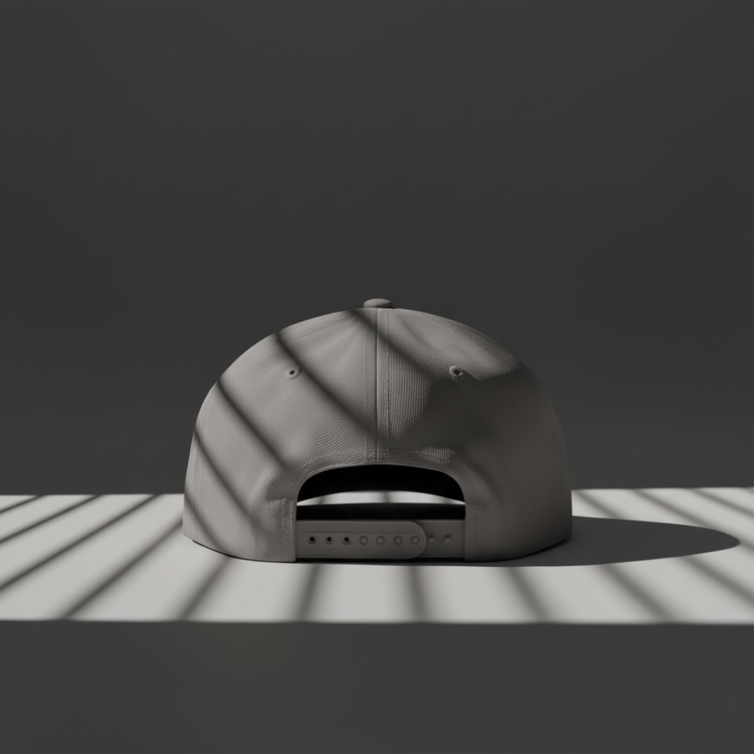 Flat Bill Snapback Hat with AE Monogram Embroidery