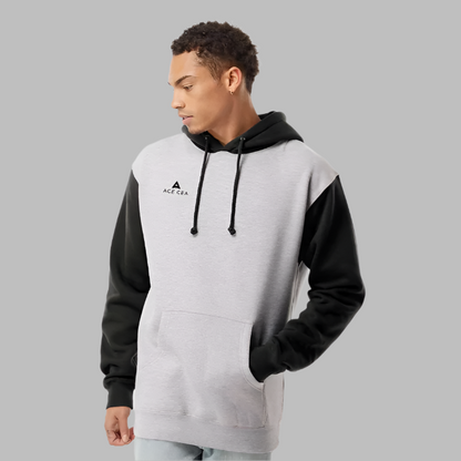 ACE CEA Grey Heather/ Black Heavyweight Hoodie