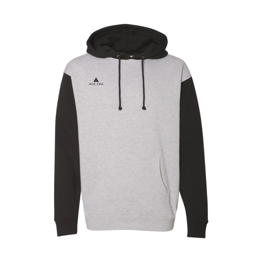 ACE CEA Grey Heather/ Black Heavyweight Hoodie (W)