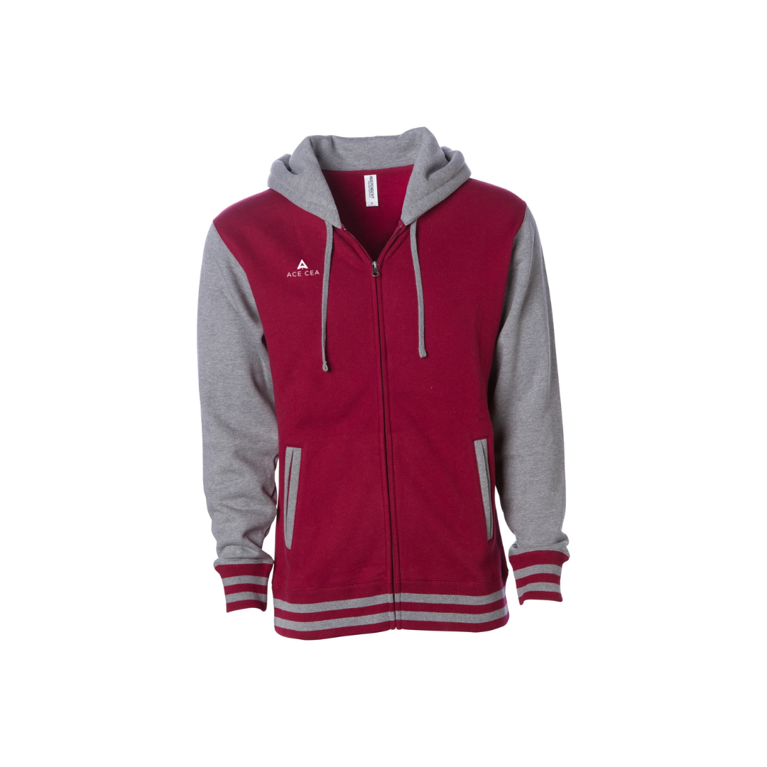 ACE CEA Heavyweight Varsity Zip Hoodie (W)