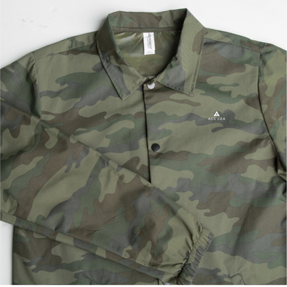 ACE CEA Camo Water-Resistant Coaches Jacket