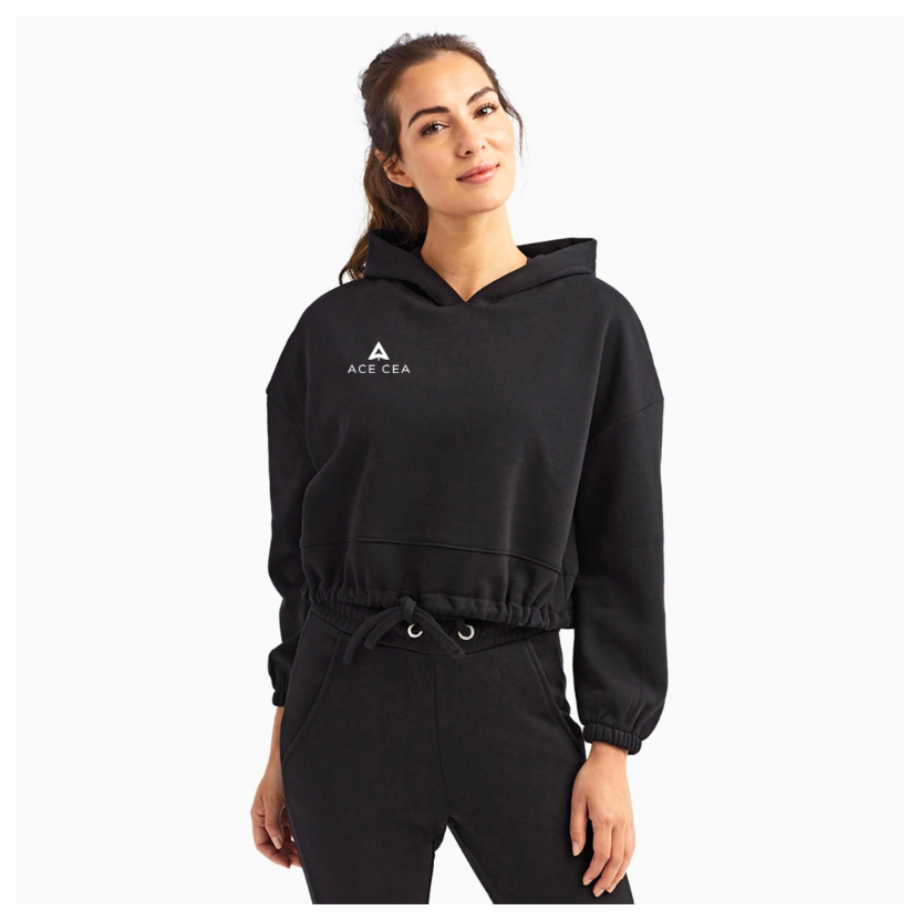 ACE CEA Ladies' Cropped Hoodie