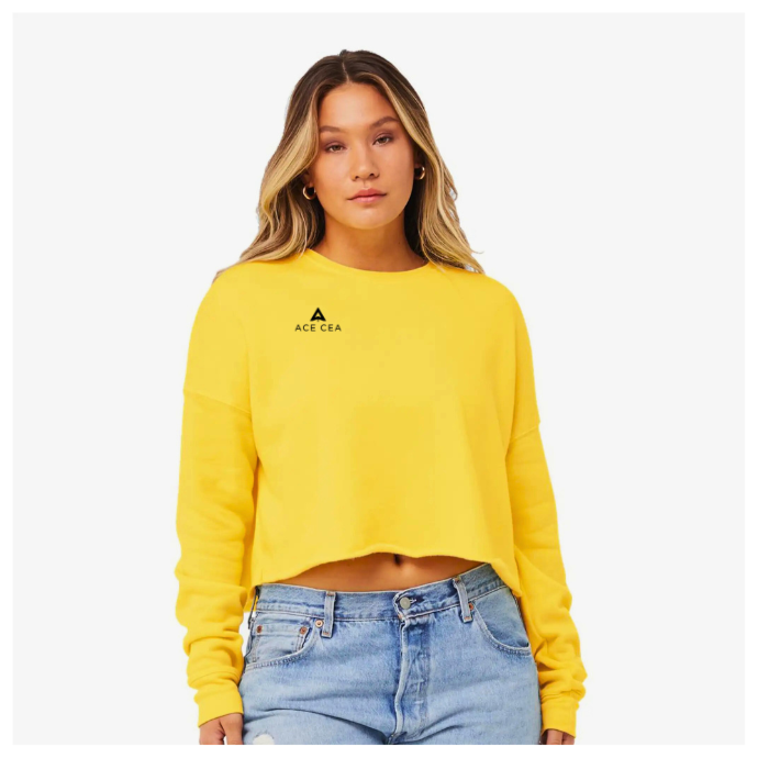 ACE CEA: Women's Cropped Pullover Sweatshirt