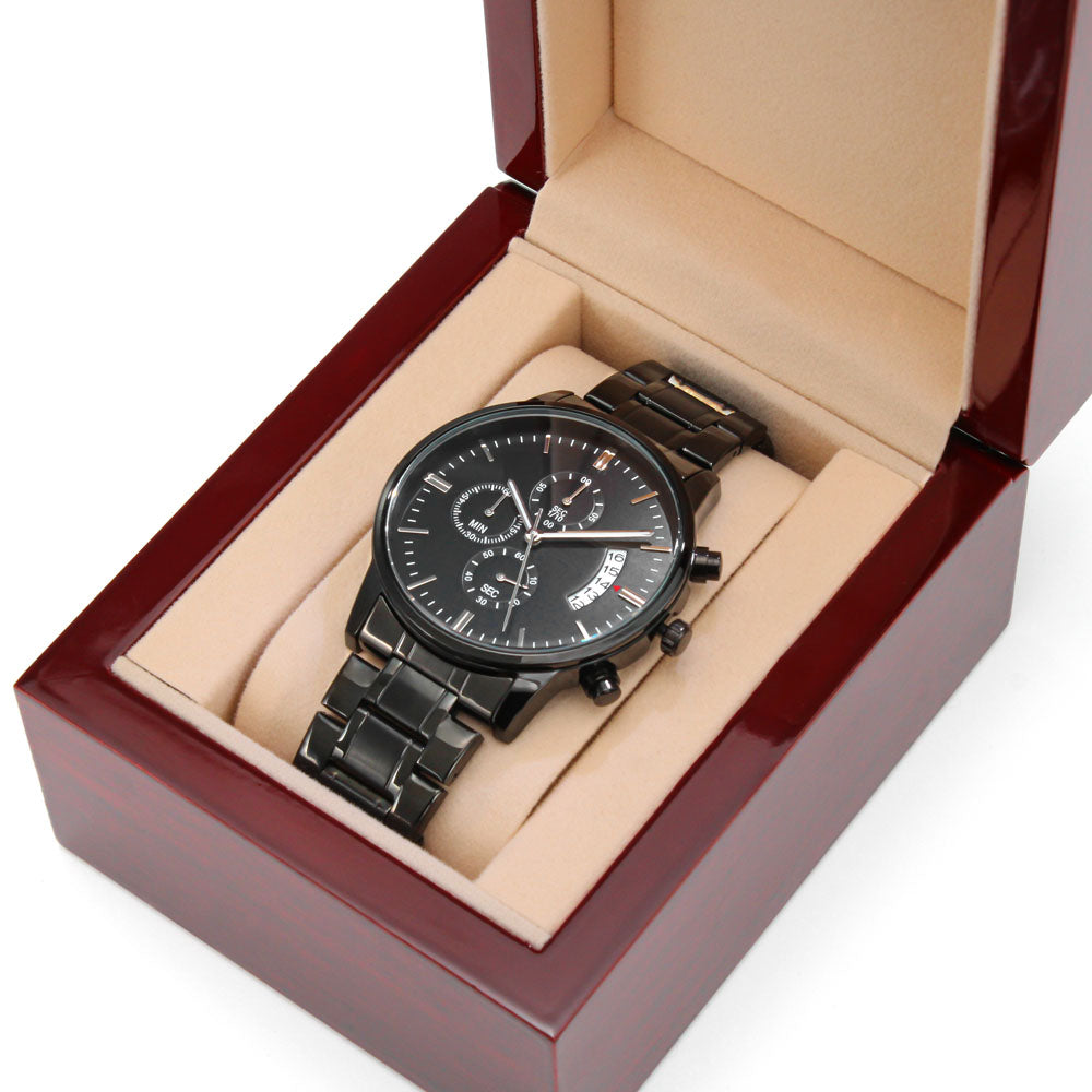 ACE CEA Black Chronograph Watch