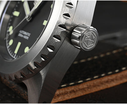 Men's Stainless Steel Diving Automatic Mechanical Sports Watch